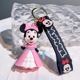 Fashion Cartoon Movie Character Keychain Rubber en Key Ring voor Backpack Jewelry Keychain 083603