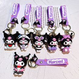 Fashion Cartoon Movie Character Keychain Rubber en Key Ring voor Backpack Jewelry Keychain 084013