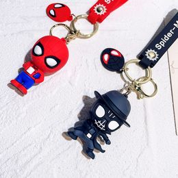 Fashion Cartoon Movie Character Keychain Rubber en Key Ring voor Backpack Jewelry Keychain 084025