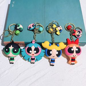 Fashion Cartoon Movie Character Keychain Rubber en Key Ring voor Backpack Jewelry Keychain 083615