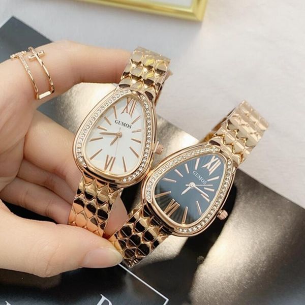 Mode Casual Analog Quartz Montre Femmes Loisirs Marque De Luxe Montre-Bracelet En Acier Inoxydable Dame Robe Horloge De Fête Modèle Oringinal 210310