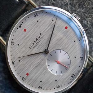 Mode Casual Merk NOMOS Waterdicht Leer Zakelijk Quartz Horloge Heren Jurk Horloges Women287t