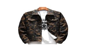 Fashion Casual Denim Jacket Men039s Plus Size M5xl 2018 Spring New Wild Camouflage Jungle Style Fashion Slim Denim Veste Men8233578