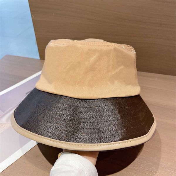 Moda Casual Flat Top Hat Diseñador de lujo Cap Bucket Hat Unisex Sunhat Mujeres Hombres Cool Casquette Print Gorra ajustada Hombres Beanie