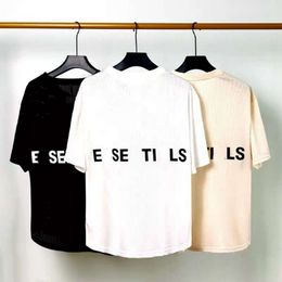 Mode casual heren Chaopai klassiek Designer Luxe God of Fear trend T-shirt met korte mouwen en losse, ademende onderkant