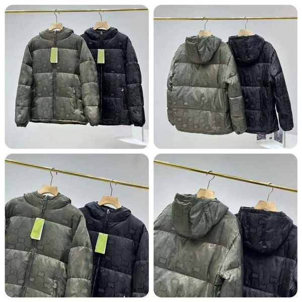 Fashion Casual Men's Chaopai Classic New Products 2023 Explosif Street Zipper Isolation Capot pour hommes et femmes avec le même style Down Jacket