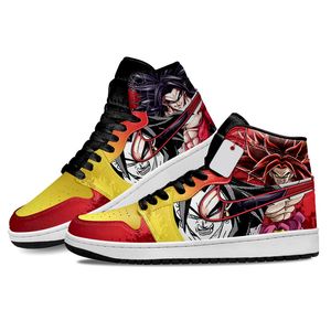 Fashion Casual Shoes Men Women Broly Super Saiyan 4 DB Anime Sneakers Vintage High Top Rubber Graffiti Leather Designer Custom Animes Running Trainers MN2102 EU 36-48