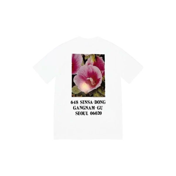 FW23 Séoul Fashion Casual Summer Men's T-shirt Lettre imprimé O-Col