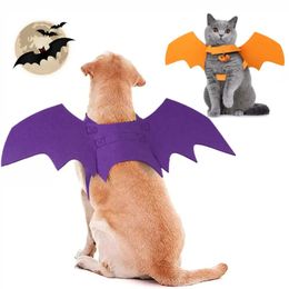 Ropa de gato de moda alas de murciélago de perro divertido ala artificial ala para mascotas