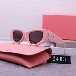 Mode Cat oog Sun bril Luxe designer Zonnebril M Tadken Trendy Women Sun Glasses Logo UV400 met doos 2403