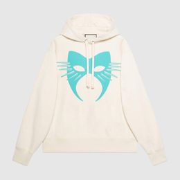 Mode-cat masker hoodies brief logo gedrukt sweatshirt met capuchon casual straat outdoor heren vrouwen jas hfhlwy007