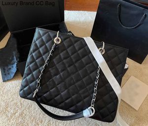 Moda CC Cross Body Vintage CC Bolso de mano grande Bolsos de diseñador famosos Bolso grande de cuero de caviar para mujer Bolso de compras clásico Grand Lady Bolsos de hombro negros al por mayor Cr