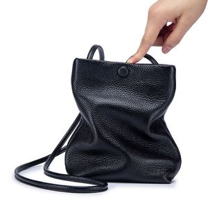 Sac à épaule pour téléphone portable Femmes Real Cuir Crossbodybag Handbag Carte Solder Messenger Sac Vilat Portefeuille