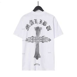 Mode CH Vêtements Designer Tees Luxe Casual Tshirt 2023ss Coeur Cro Sex Records Graffiti Limité Sanskrit Manches Courtes Prix Hommes Femmes T-shirt à vendre 301