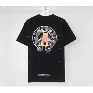 Mode CH Kleding Designer Tees Luxe Casual T-shirt 2023ss Hart Cro Sex Records Graffiti Limited Sanskriet Korte Mouw Prijs Heren Dames T-shirt te koop 703