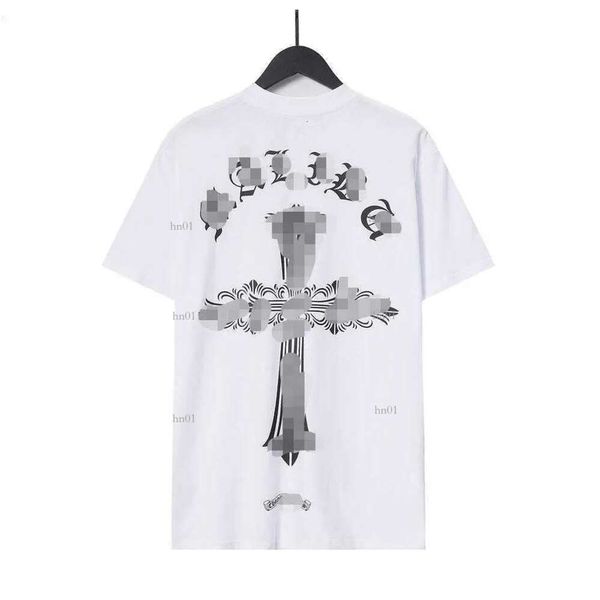 Mode CH Vêtements Designer Tees Luxe Casual Tshirt 2023ss Coeur Cro Sex Records Graffiti Limité Sanskrit Manches Courtes Prix Hommes Femmes T-shirt à vendre 301