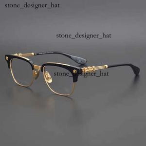 Mode Ch Cross Zonnebril Frames Designer Hart Mannen Lenzenvloeistof Puur Titanium Gouden Glazen Plaat Bijziendheid Chromes Vrouwen Merk Chromes Zonnebrillen van Vrouwen Bril 5890