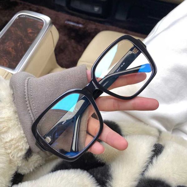 Fashion Ch Top Gafas de sol marco de anteojos de moda para mujeres CH5408 Efecto de la cara lisa Miopía anti azul de luz azul diferentes grados con caja alta calidad