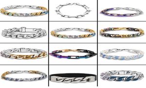 Fashion Charm Link Chain Chain Bracelet pour homme Brangle Braccialitto pour hommes Amoureux de mariage Gift Hop Hop Jewelry5082467