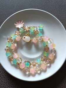 Bracelet de perlé en cristal de la mode pour femmes pour pandora jade jewelry dame élégante bracelet jades de luxe haut de gamme