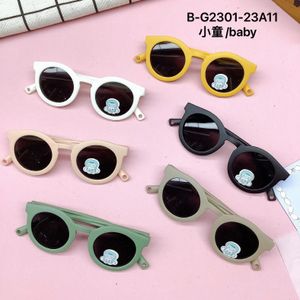 Lunettes de soleil pour enfants à la mode, mignonnes lunettes polarisées en silicone concave à résidence en silicone 240419