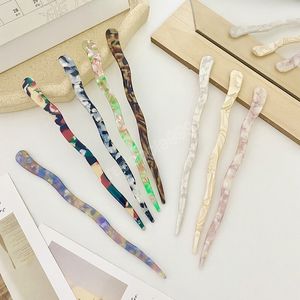 Fashion Chinese Style Hair Sticks Vintage Acetate Chopstick Women Hairpins Hair Clips Pins Wedding Hair Accessories