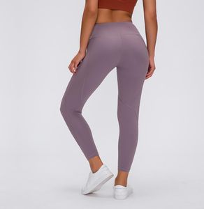 Pantalon de yoga solide athlétique classique de mode DTS2018 au rythme serré 25 femmes filles en cours d'exécution Leggings de remise en forme 9 points pantalons pour dames w5001069