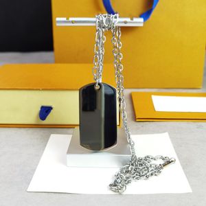 Mode-klassieke ketting met hanger met merkpatroon Tweekleurige plating vervaagt nooit Eenvoudige en elegante Losine Chain-ketting