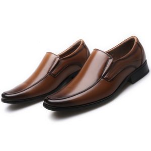 Fashion Classic Business 454 Men's Dress Elegant Formal Wedding Slip On Office Oxford Shoes For Men D42 230718 372