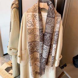 Mode klassieke kasjmier sjaal voor dames zachte warme winterwollen sjaals dame luxe sjaal, omslagdoek