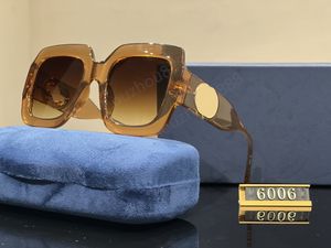 Mode classique design polarisé 6006 lunettes de soleil de luxe pour femmes lunettes de soleil pilote UV400 lunettes cadre en métal lentille Polaroid 1364 avec boîte et étui