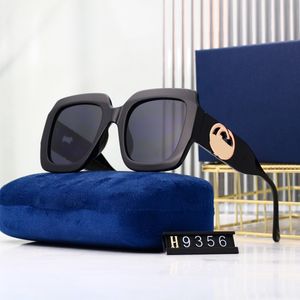 Gafas de sol Marco completo clásico para mujer para hombre hermosa Diseñador Gafas de sol Biggie Sunglass para mujer Gafas de moda de lujo Gafas de hip hop 9356