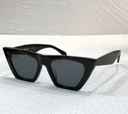 Mode classique designer 41468 lunettes de soleil pour femmes vintage charmant cadre oeil de chat lunettes de soleil tendance d'été style polyvalent anti-ultraviolet livré avec étui