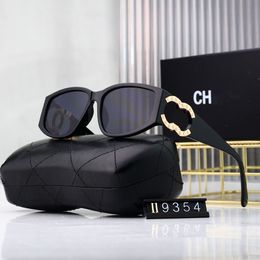 Lunettes de soleil de styliste classiques pour hommes et femmes, lunettes de soleil de luxe polarisées, surdimensionnées, UV400, monture PC, lentille Polaroid S9354