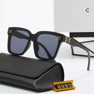 Mode Klassieke Designer Zonnebril Voor Mannen Vrouwen Zonnebril Luxe Gepolariseerde Pilot Oversized Zonnebril UV400 Brillen PC Frame Polaroid Lens S6095