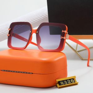 Lunettes de soleil de créateur classiques de mode pour hommes femmes lunettes de soleil de luxe polarisées pilote surdimensionné lunettes de soleil UV400 lunettes PC cadre Polaroid lentille S8320