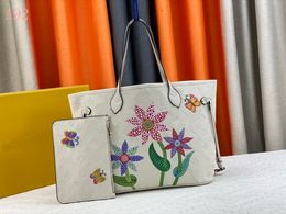 5A Mode classique Designer femmes sacs à main fleur dames composite fourre-tout en cuir pochette sacs à bandoulière femme sac à main
