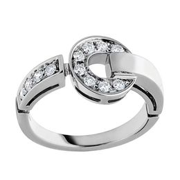 Mode Klassieke diamanten ring bruiloft verlovingsringen voor dames 18K Gold Plating 925 zilver voor heren WomenGirl Valentijnsdag Moederdag Verloving Sieraden-Cadeau