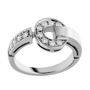 Mode Klassieke diamanten ring bruiloft verlovingsringen voor dames 18K Gold Plating 925 zilver voor mannen WomenGirl Valentijnsdag M252t