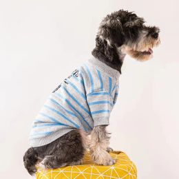 Fashion Classic Dog Apparel Classic Brands Designer Designer Kleding Winter Warm huisdier trui Turtleneck gebreide jas dikke katten puppy kleding honden jassen Franse bulldog