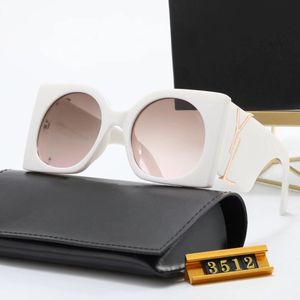 Classique de la mode pour hommes et femmes Lunettes d'attitude de style rétro UV400 Les lunettes de soleil protègent les lunettes de designer avec des boîtes