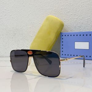 Mode Klassieke GG1320S Zonnebril Voor Mannen Metalen Vierkant Gouden Frame UV400 Heren Vintage Stijl Attitude Zonnebril Bescherming Designer Brillen met Doos
