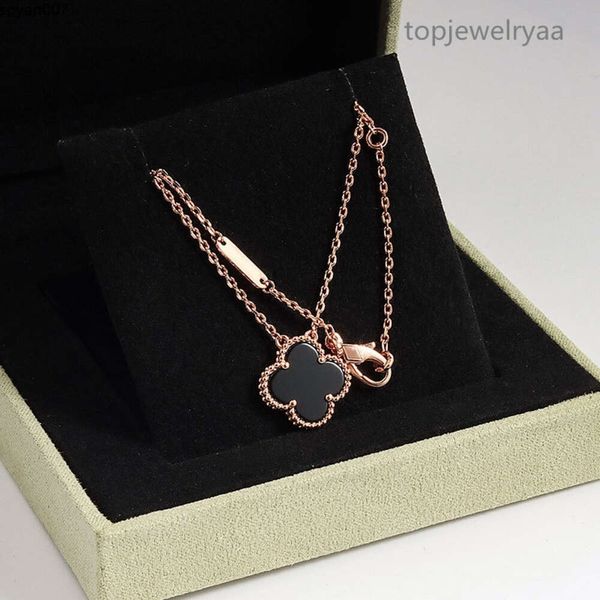 Collier trèfle porte-bonheur classique à la mode, boucles d'oreilles, bijoux de fiançailles pour femmes et filles