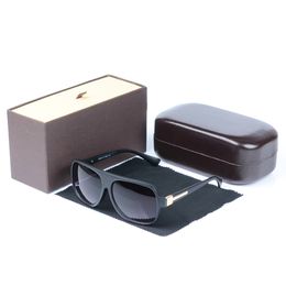 Fashion Classic Luxury Evidence Sunglasses Retro Vintage Men Designer Eyewear Women Sun Glasse UV400 Lens Unisexe Top Quality With Boxe 252D