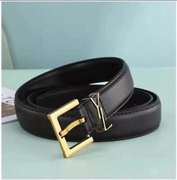 Moda Clásico Hombres Diseñador Cinturones Para mujer Para hombre Casual y Letra hebilla Cinturón de lujo 6 colores Ancho 3.0 cm Con caja