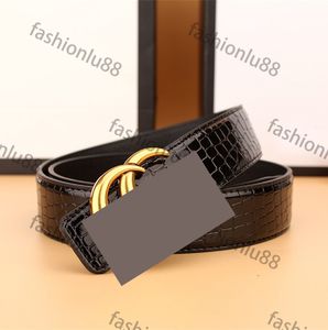 Cinturón de diseñador para hombre clásico Cinturón de lujo Cinturones para mujer Letra de diseñador Hebilla lisa Ceinture Cuero Cinturón de diseñador para mujer Ancho 2.0 cm 3.4 cm 3.8 cm con caja cintura fa15