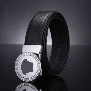 Fashion Classic Men Designer Belts Damesheren Casual Automatic Buckle Luxury Belt Business Leisure Belt Breedte 3,5 cm
