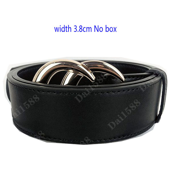 Fashion Classic Men Designers Cinture Womens Mens Casual Lettera Smooth Buckle Belt Larghezza 2.0cm 2.5cm 2.8cm 3.4cm 3.8cm con scatola