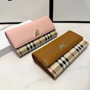 Modeklassieker Meerlaagse clipportemonnee voor heren en dames Eenvoudige designer high-end damesportemonnee Creditcardclip Box Card Bag