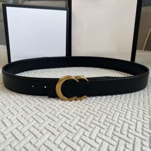 Mode classique hommes design ceinture en cuir femmes hommes décontracté réel luxe lettrage boucle lisse designer ceinture boîte